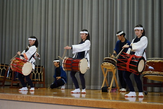 心に届く和太鼓の演奏