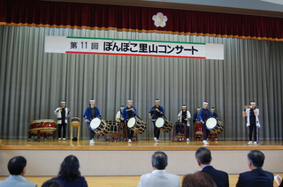 心に届く和太鼓の演奏