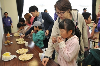 西洋ナシの食べ比べ