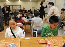 子ども将棋大会の様子１