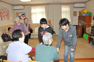 利用者のみなさんも大歓迎でした